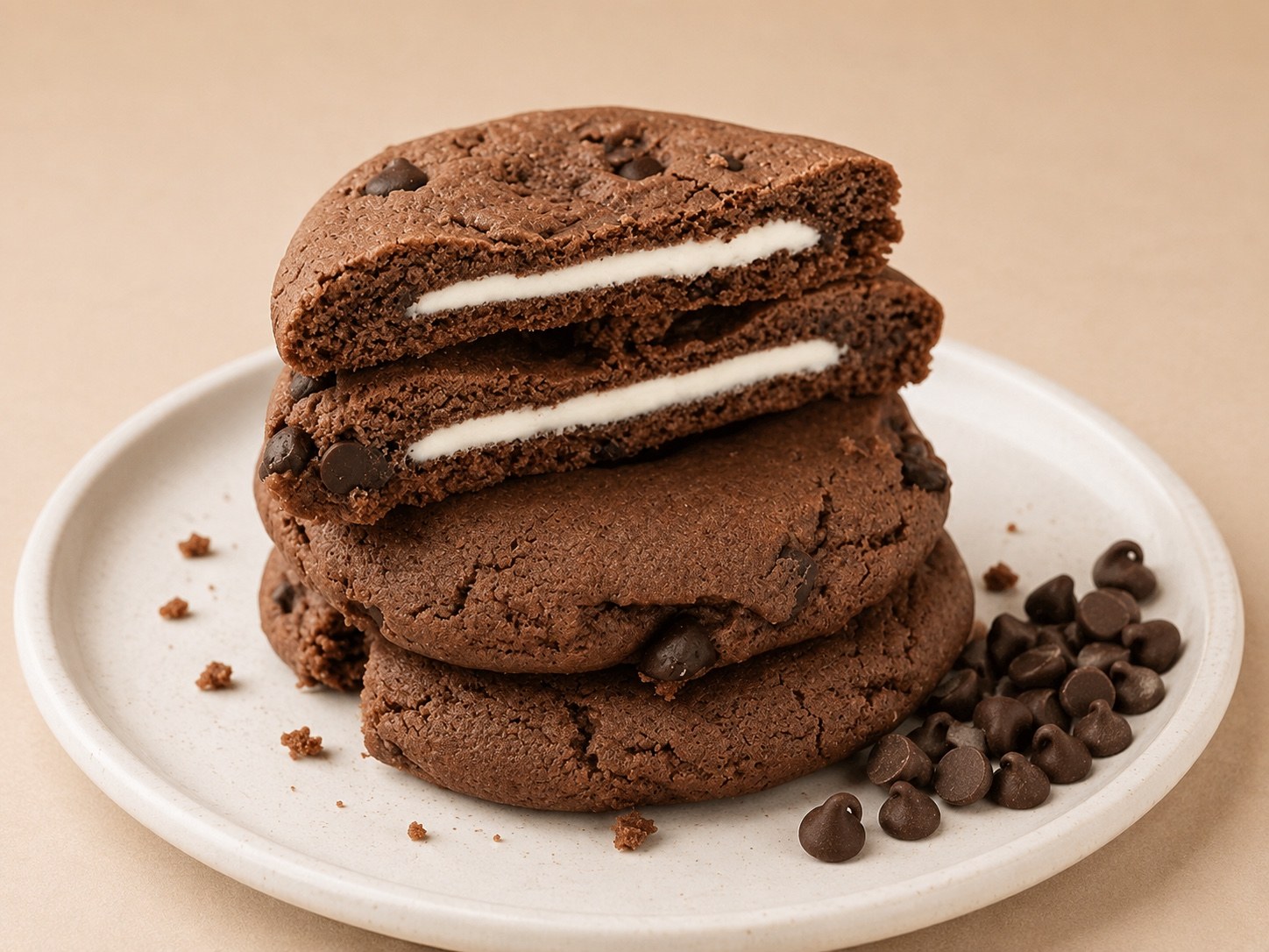 Chocolate Mochi Cookies