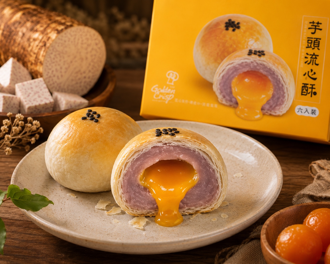 Taro Lava Pastry